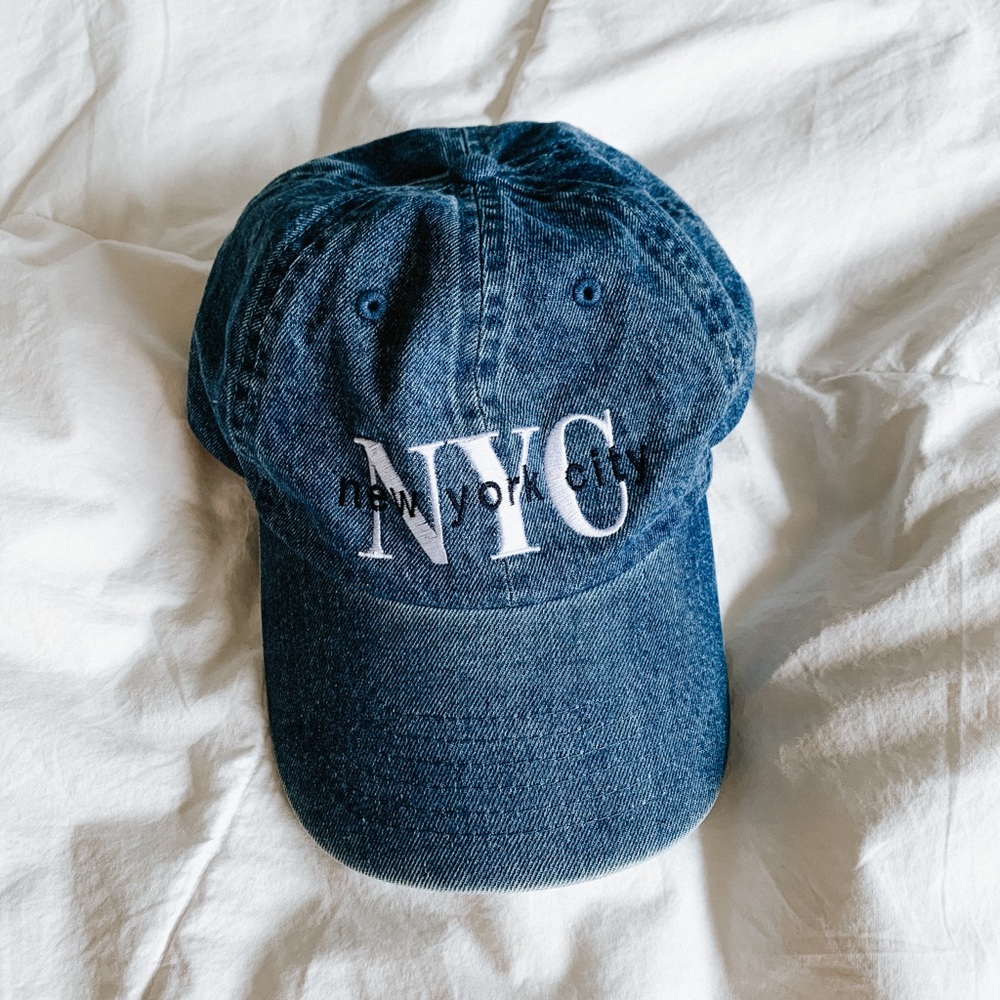 NYC Jean chambray baseball hat